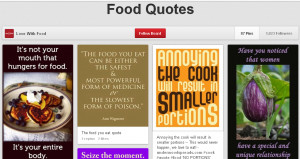 Food Quotes on Pinterest