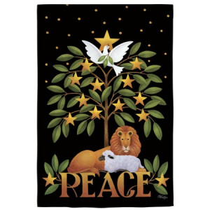 Lion, Lamb and Dove Peace on Earth Christmas Decorations