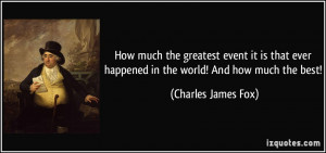 More Charles James Fox Quotes