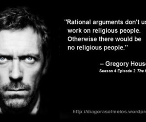 stupid quotes religion hugh laurie gregory house m d HD Wallpaper of ...