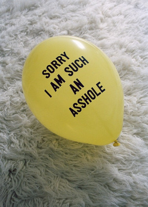 Im Sorry Balloon