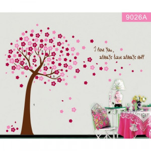 Tall Pink Tree Blossoms Wind Quote