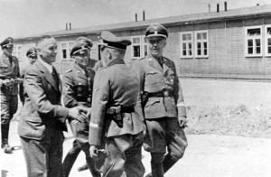 Heinrich Himmler visits the Monowitz camp in July 1942