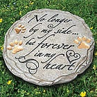 Paw Prints Sympathy Garden Stone