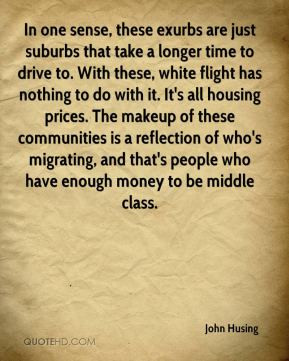 In one sense, these exurbs are just suburbs that take a longer time to ...