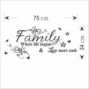 Wall-Sticker-Quotes-Family-Where-Life-Begins-and-Love-Never-Ends-Vinyl ...