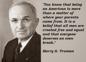 Harry S. Truman served as President of the United States from 1945 to ...