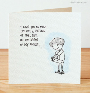 love you so much funny valentines day card