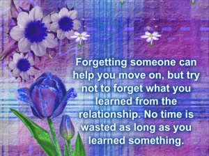 Forgetting Someone...