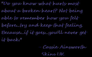 Cassie Ainsworth Quote 1 (Skins UK) by MaxRideFlockLover12