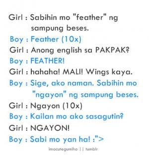 These are some of Pinoy Love Jokes Mahal Quotes Malanding Uganayan ...