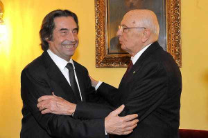 ... Muti And Italian President Giorgio Napolitano Last December picture