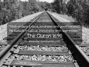 ... and good conduct. He forbids injustice, immorality and oppression