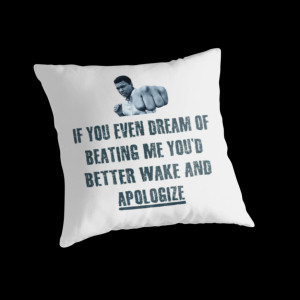 movieshirtguy › Portfolio › Muhammad Ali Fist Quote T Shirt
