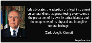 Italy advocates the adoption of a legal instrument on cultural ...