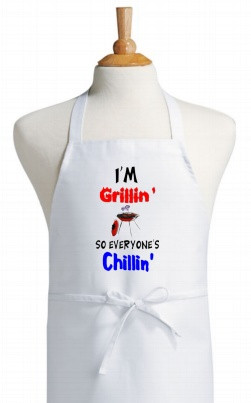 Grillin' So Everyone's Chillin' Apron