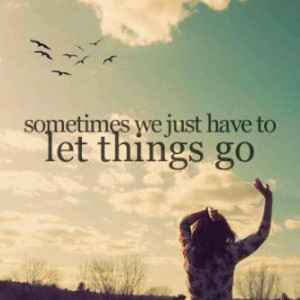 Letting go of the past