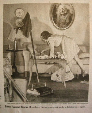 photo of betty friedan author of the feminine mystique