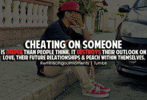 ... it destroys their outlook on... | Unknown Picture Quotes | Quoteswave