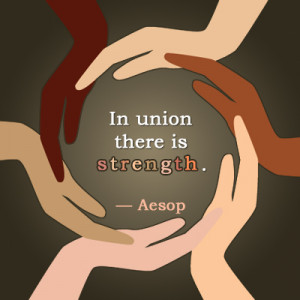 quote about unity by Aesop