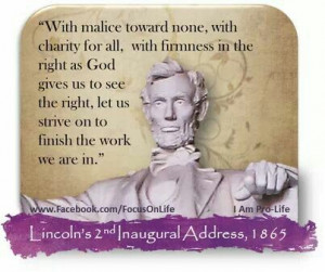 Lincoln's second inaugural address