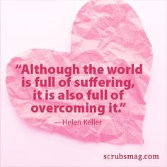 Quotes Nur Life, Helen Keller Quotes, Inspiration Suffering Quotes ...