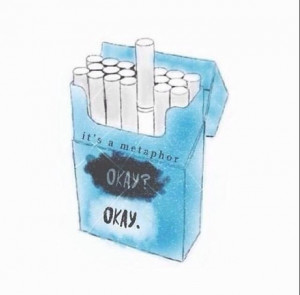 It's a metaphor The Fault In Our Stars