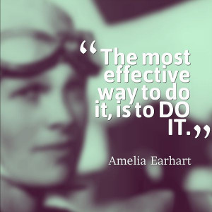 Amelia Earhart & #Nike had the same idea: #JustDoIt