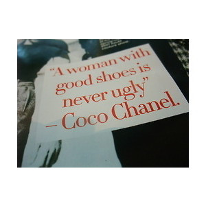 chanel, coco chanel, fashion, quotes, shoes, ugly