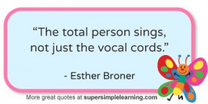 ... great quotes about music at www.supersimplelearning.com #sing #quotes