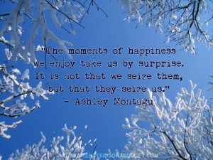 Quote by - Ashley Montagu