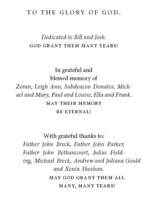 book dedication