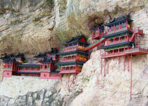 Hanging monastery in china