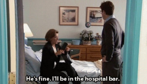 When I read a script, I have to see the funny, and if I can see it's ...