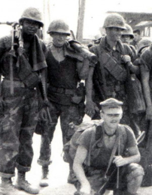 Everett Daniel Seed kneeling and M Co 3 5 Marines
