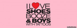 Love Shoes Booze Boys With Tattoos Cover