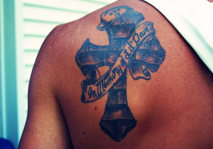 Rest In Peace Cross Tattoos Rip cousin tattoo