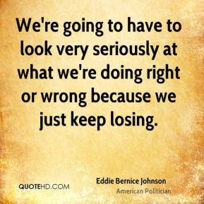Eddie Bernice Johnson Peace Quotes