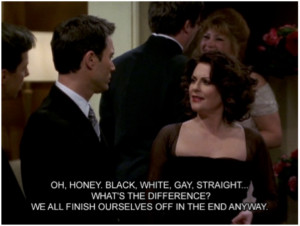 Karen Walker on Being Lesbian: