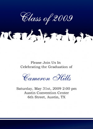 High School Graduation Invitations Printable