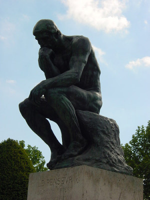 image search the thinker