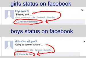 funny facebook status