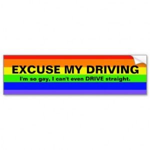 Bumper Stickers About Driving My driving bumper sticker