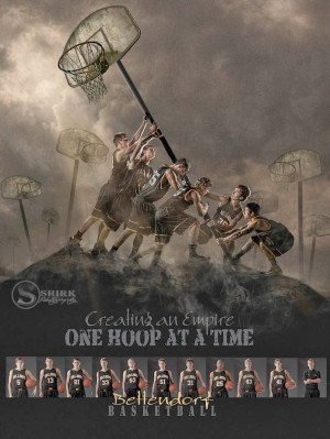 This basketball poster won many awards this year in print competition ...