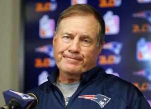 ; Foxborough, MA, USA; New England Patriots head coach Bill Belichick ...