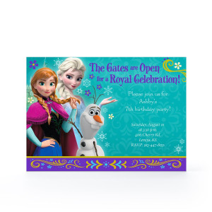 PERSONALIZE IT! A Royal Celebration - Frozen 5x7 Flat Invitation $1.99 ...