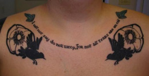 Tattoo of Gandalf Quote