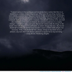 Brontë, Wuthering Heights motivational inspirational love life quotes ...