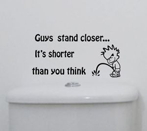 ... -Decor-Bathroom-Ensuit-Vinyl-Wall-Stickers-Sign-Funny-Quote-Home