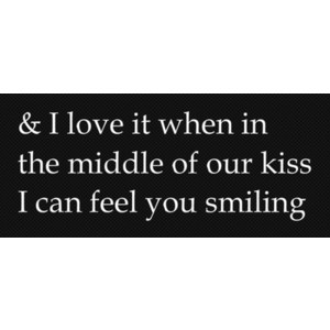 Kissing Love Quotes smiling:) - Love Quotes Scarves